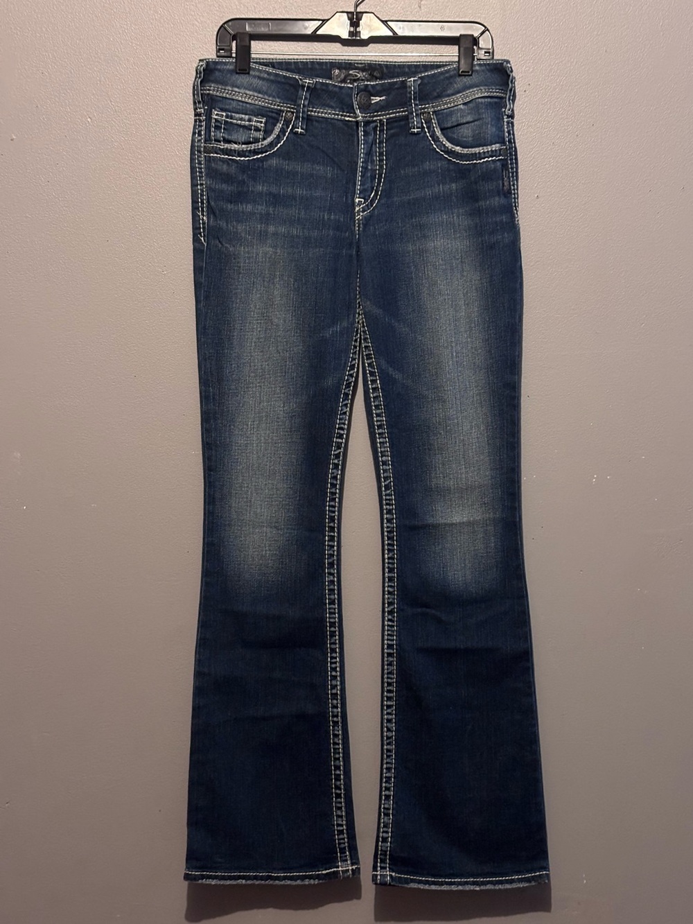 Silver Jeans Co. Dark-Wash Suki Bootcut Jeans